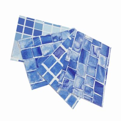 China Swimming pool liner, PVC material  different colors and patterns ,ASTM, waterproofing membrane for sale