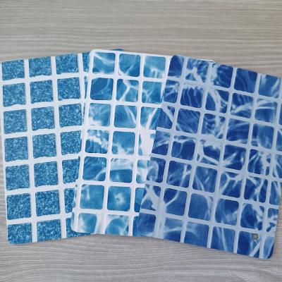 China China Reinforced Fabric UV Resistance pvc swimming pool liner waterproofing sheet for sale