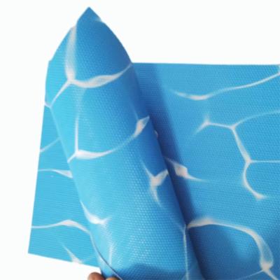 China Good tensile strength Heating Weldable polyvinyl chloride pvc swimming pool liner for sale