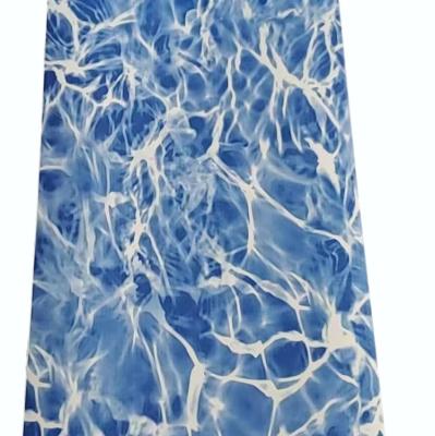 China Anti-UV Custom Mosaic Logo polyvinyl chloride waterproof pvc swimming pool liner film for sale