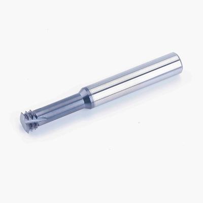 China Solid Internal Carbide End Milling Cutters 3-Teeth  For Metal Milling for sale