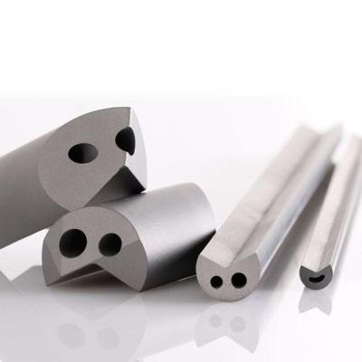 China Sintered Tungsten Carbide Material Rods With Double Parallel Inner Hole for sale