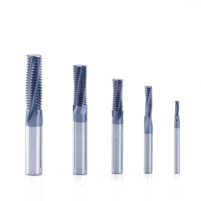China Composite Coating Carbide Thread Milling Cutter  Multiple Teeth For Hard Material for sale