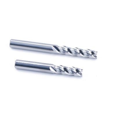China Carbide Mirror Finish Tungsten Carbide End Mill For Aluminum Alloy Machining for sale