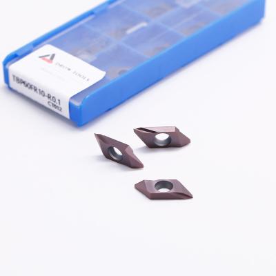 China 90° Carbide Groove Cutter Inserts TBP60FR10 TBPA For Back Turning With R050/R100 for sale