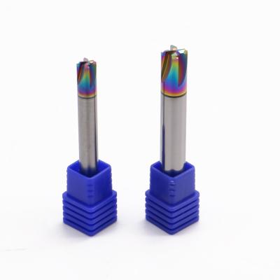 Cina 2F-4F Carbide End Milling Cutters with Customized Helix Angle DLC coating For Alu in vendita