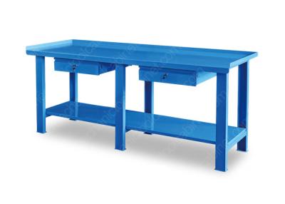 中国 余分貯蔵の金属のワーク テーブル、ガレージ用具のベンチによって冷間圧延される鋼鉄2メートル2の引出し 販売のため
