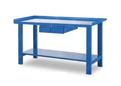 China Mobile Middle Foldable Metal Workbench Knock Down Structure SPCC Cold Steel for sale