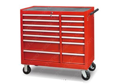 China Handles Garage 42 Inch Tool Cabinet Customized Color High Gloss Rubber Grip Side for sale