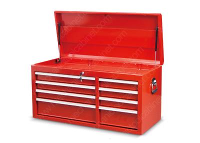 China Mechanics Metal SPCC Drawer Tool Chest , Gas Struts Lid Drawer Top Tool Chest for sale