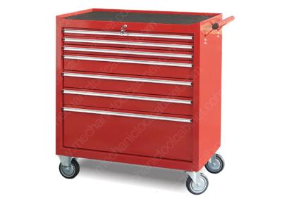 China Prevent Accidental 42 Inch Tool Cabinet High Strength Steel Lockable 7 Drawer for sale