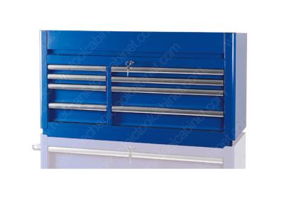 China Gas Struts Top Lid Bottom Rolling Tool Chest 8 Drawer Wall Mounted 64.7/81.7 kg for sale