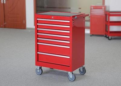 China 7 Drawers Warehouse Storage Mechanic Tool Cabinet On Wheels Color Customizable for sale