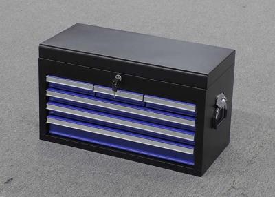 China 26 Inch Blue Mechanic Tool Cabinet Multi Functional Top Tool Chest With 7 Drawers for sale