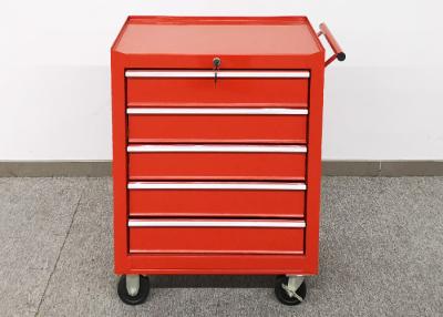 China 616mm 5 Drawer EVA Mat SS 24 Inch Tool Chest  On Wheels Movable for sale