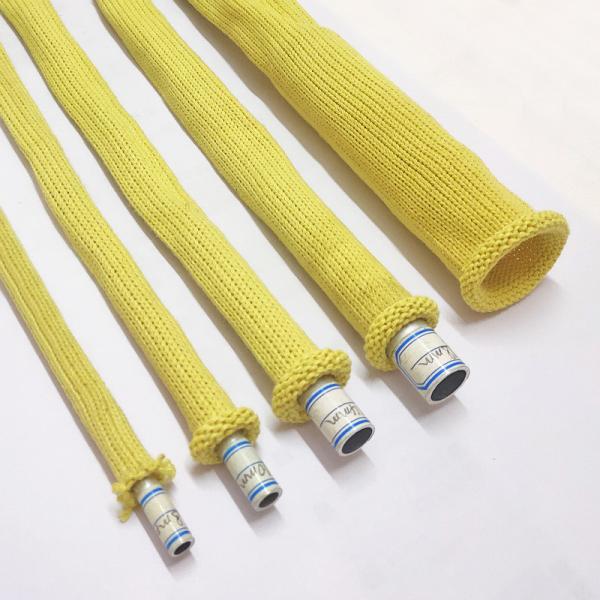 Quality Tempering furnace high temperature resistant 25mm aramid knitted sleeve bending for sale