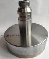 Quality Customized Unitary Thread Shank Diamond Glass Drill Bits diameter 100mm for sale