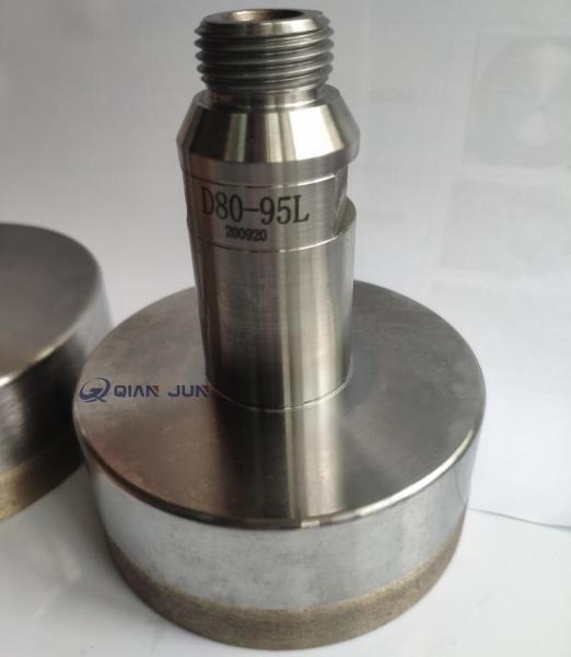 Quality 1/2" GAS Sharp threaded diamond glass core drill bit for glass drilling holes for sale