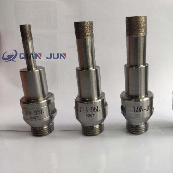 Quality Glass diamond core drill bits with thread drilling holes for sale