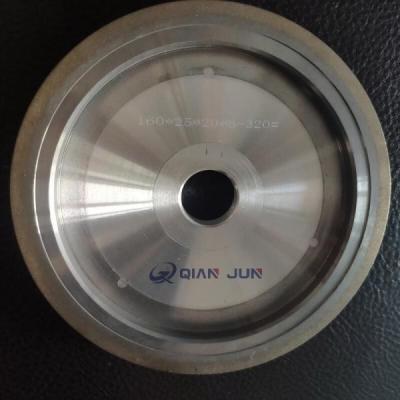 China Glass Edge Wheel Round PE Arc Grinding Wheel Shaped Sintered Diamond Grinding Wheel For Edging for sale