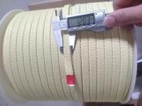 Quality Flat Aramid Kevlar Rope 12*4mm for sale