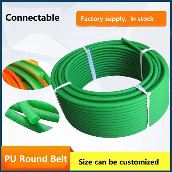 Quality PU belt O Ring Shape Round Driving Belts for glass tempering furnace for sale