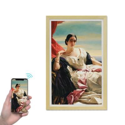 China Modern Android NFT Screen Digital Slideshow Picture Frame 15 Inch for sale