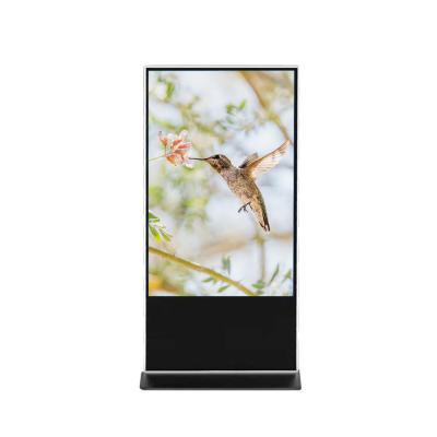 China Capacitive Floor Standing Digital Signage LCD Advertising Display WIFI/BT/4G LTE for sale