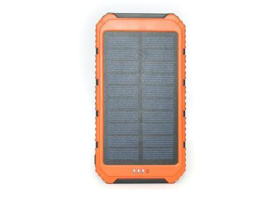 China Fashionable Portable Solar Power Bank 10000mah Stylish Design With LED Light for sale
