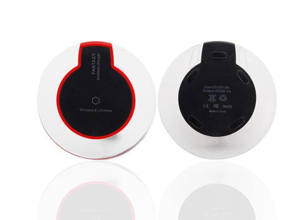 Quality Plastic Material QI Wireless Power Bank / QI Wireless Portable Charger With LED for sale