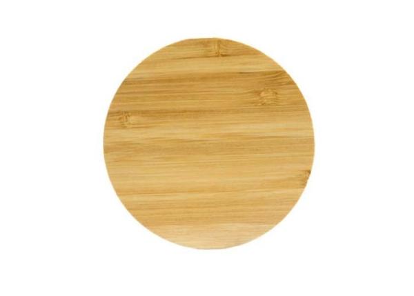 Quality Bamboo Wooden QI Wireless Charger Shape / Logo Customized For Smart Phone for sale