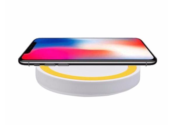 Quality Round QI Wireless Power Bank Fast Charge Wireless Charging Stand For Iphone X QI for sale