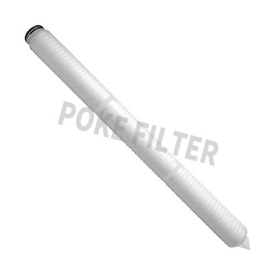 China 30 Inch Nylon N66 Membrane Pleated Water Filter Element Cartridge 0.1 Micron for sale
