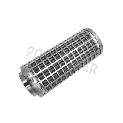 China Hydraulic Stainless Steel SS Sintered Filter Cartridge Element PF-25-3-E-V-0 PF-15-3-EVO for sale