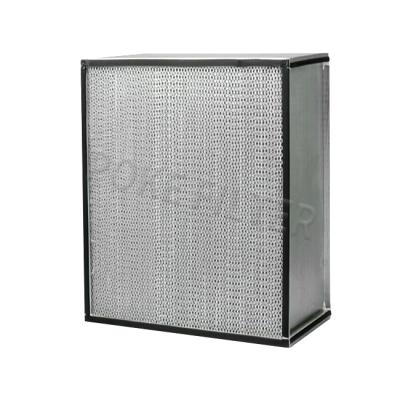 China H13 H14 Glass Fiber Industrial HEPA Filter For Hvac Vents High Temperature Resistant for sale
