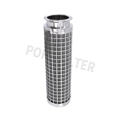 China 304 316 Stainless Steel Sintered Metal Filter Elements Cartridge for sale
