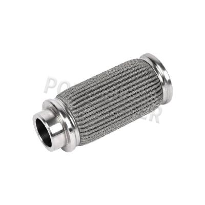 China 316L Stainless Steel Pleated Polymer Candle Filter Element 40inch for sale