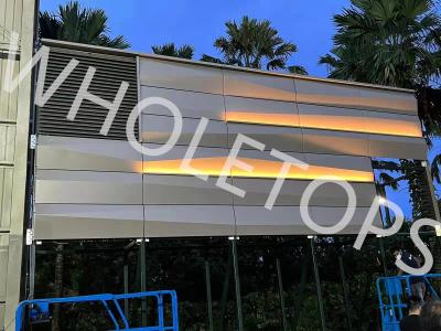 China Hanging Aluminum Cladding Panel Moisture Proof Waterproof en venta