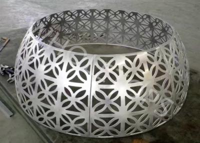 China Pattern Cut Hyperbolic Aluminum Column for Subway station en venta