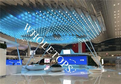 Cina Akzo Nobel che ricopre larghezza di alluminio curva della facciata 1250mm della parete divisoria dei pannelli in vendita
