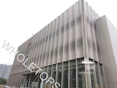 China Exterior PVDF Coated 4.0MM Laser Cut Aluminum Panel For Buildings Fire Resistance for sale