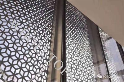 China Customized 600*600mm 3003 Alloy Laser Cut Aluminum Panel FACADE for sale