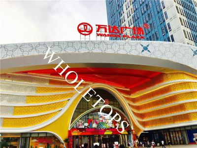China 1.5MM To 8.0MM Laser Cut Decorative Metal Panels For  Shopping Mall for sale