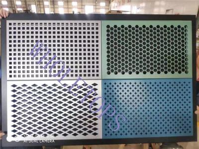 Chine 7.0MM ignifuges imperméables ont perforé la façade en aluminium 600×600mm de panneaux à vendre