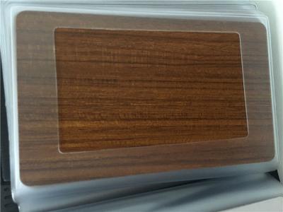 China PVDF Coated 4.0mm 3D Aluminium Wood Panel With PVC Film for sale
