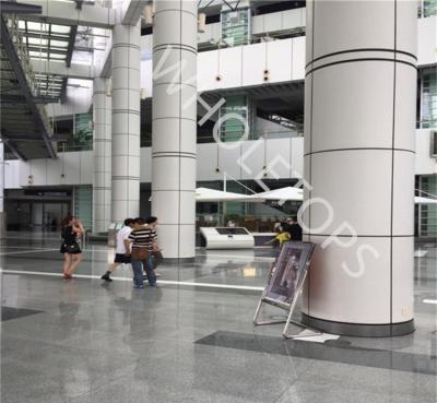 China 6.0M M PVDF cubrieron la longitud de hojas de aluminio 600mm-4500m m para el edificio de oficinas en venta