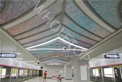 China Ignifugue 5.0m m que el tejado de aluminio plano artesona/que el peso ligero vertido de aluminio de los paneles en venta