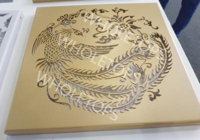 China 4.0mm Thickness Decorative Aluminum Panel With Pattern Cutting for sale