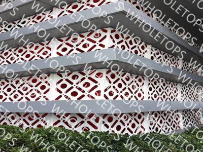 Cina Perfori lo spessore di alluminio perforato decorativo netto del pannello 8.0mm in vendita