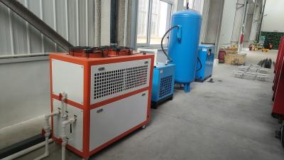 China 380V 50Hz Water Cooled Industrial Chiller Air Cooling 1610x735x1390 for sale